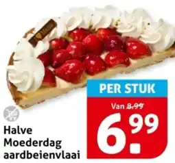 Hoogvliet Halve Moederdag aardbeienvlaai aanbieding