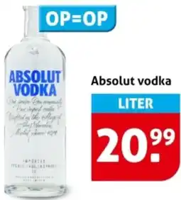 Hoogvliet Absolut vodka aanbieding