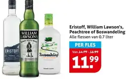 Hoogvliet Eristoff, William Lawson's, Peachtree of Boswandeling aanbieding