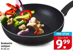 Hoogvliet Brabantia wokpan aanbieding