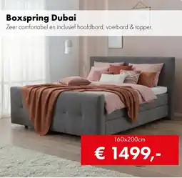 Woonsquare Boxspring Dubai aanbieding