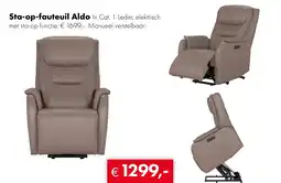 Woonsquare Sta-op-fauteuil Aldo aanbieding