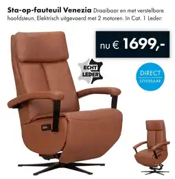 Woonsquare Sta-op-fauteuil Venezia aanbieding