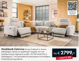 Woonsquare Hoekbank Calavino aanbieding