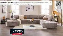Woonsquare Hoekbank Atlanta aanbieding