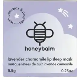 De Online Drogist Honeybalm Lavendel en Kamille Lip Slaap Masker 6.5GR aanbieding