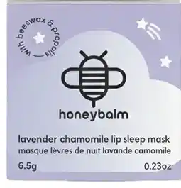 De Online Drogist Honeybalm Lavendel en Kamille Lip Slaap Masker 6.5GR aanbieding
