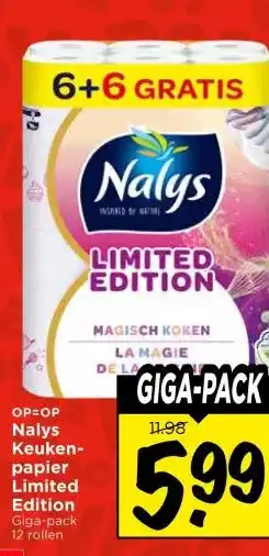 Vomar Voordeelmarkt Nalys Keuken- papier Limited Edition aanbieding
