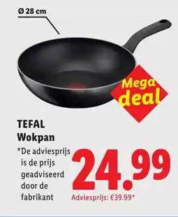 Lidl Tefal wokpan aanbieding
