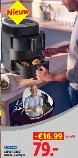 Lidl Silvercrest Dubbele airfryer aanbieding