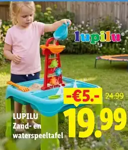 Lidl Lupilu zand-en waterspeeltafel aanbieding