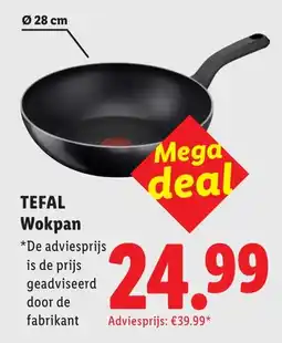Lidl Tefal wokpan aanbieding