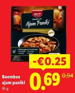 Lidl Boemboe ajam paniki aanbieding