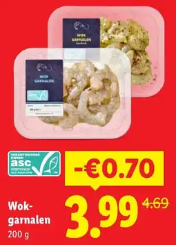 Lidl Wok garnalen aanbieding
