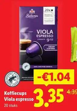 Lidl Koffiecups Viola espresso aanbieding