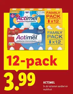 Lidl Actimel aanbieding
