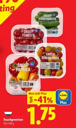 Lidl Snackgroenten aanbieding