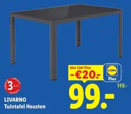 Lidl Livarno tuintafel houston aanbieding