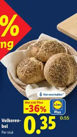 Lidl Volkoren bol aanbieding