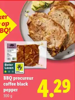 Lidl BBQ procureur coffee black pepper aanbieding
