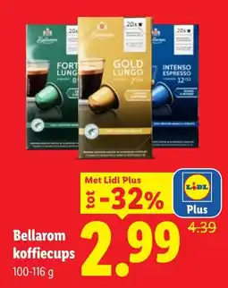Lidl Bellarom koffiecups aanbieding