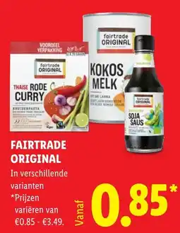 Lidl Fairtrade original aanbieding