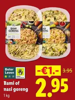 Lidl Bami of nasi goreng aanbieding