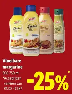 Lidl Vloeibare margarine aanbieding