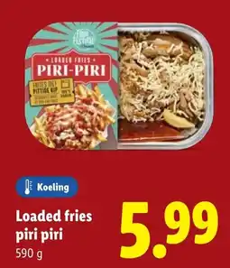 Lidl Loaded fries piri piri aanbieding
