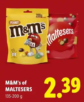 M&m's of maltesers