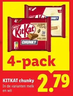 Lidl Kitkat chunky aanbieding
