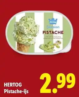 Lidl Hertog pistache ijs aanbieding