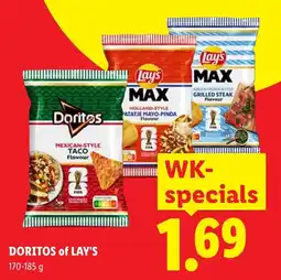 Lidl Doritos of lay's aanbieding
