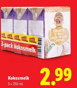 Lidl Kokosmelk aanbieding