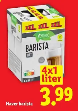 Lidl Haver barista aanbieding