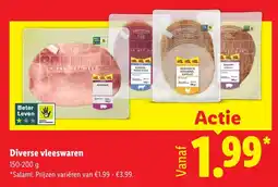 Lidl Diverse vleeswaren aanbieding