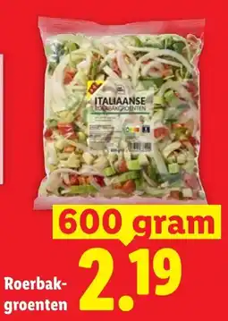 Lidl Roerbak groenten aanbieding