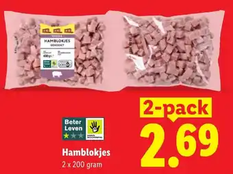 Lidl Hamblokjes aanbieding