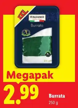 Lidl Burrata aanbieding