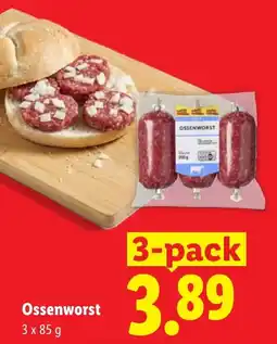 Lidl Ossenworst aanbieding