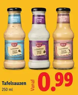 Lidl Tafelsauzen aanbieding