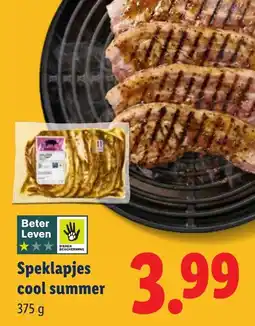 Lidl Speklapjes cool summer aanbieding
