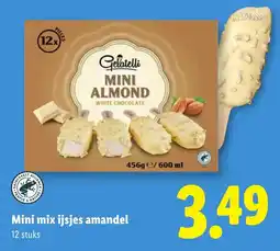 Lidl Mini mix ijsjes amandel aanbieding