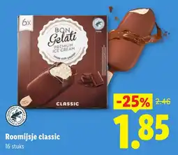 Lidl Roomijsje classic aanbieding