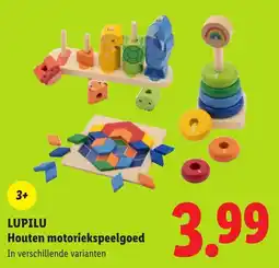 Lidl Lupilu Houten motoriekspeelgoed aanbieding