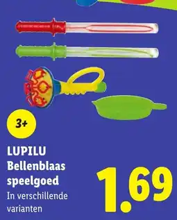 Lidl Lupilu bellenblaas speelgoed aanbieding