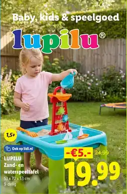 Lidl Lupilu Zand en waterspeeltafel aanbieding