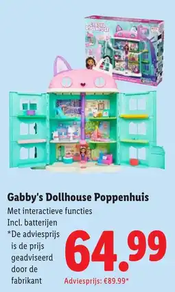 Lidl Gabby's Dollhouse Poppenhuis aanbieding