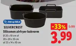 Lidl Silvercrest Siliconen airfryer bakvorm aanbieding