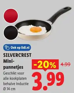 Lidl SILVERCREST Mini pannetjes aanbieding